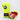 New Sporting 2/B Lace Up Training Gloves - Neon yellow / Red