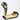 Angeles (New) premium Lace Up boxing Gloves - Navy blue / metallic gold