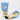 Angeles (New) premium Lace Up boxing Gloves - baby blue / metallic gold / white
