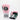 DC Boxing Pro Fight Gloves - pink / dark green / white