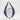 Angeles SpeedBag punching bag - white / satin navy blue / metallic gold