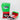 Benavidez Lace Up Training Gloves - green / red / white