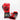 Angeles premium pro fight gloves - red / black
