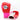 New Sporting HGP Lace Up Training Gloves - Red / neon Pink / white