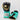 Angeles elite pro lace up training gloves - black / metallic green / metallic gold / faux snake