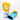 Angeles Lace Up Premium Training Gloves - yellow / sky blue