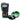 Di Nardo Worldwide Velcro Training Gloves - black / green