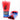 GLEZ Lace Up Training Gloves - red / metallic blue