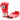 New Sporting 2/B Lace Up Training Gloves - red