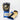 Angeles elite pro lace up training gloves - black / metallic blue / metallic gold