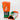 GLEZ Lace Up Training Gloves - Orange / green / metallic silver