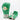 New Sporting 2/B Lace Up Training Gloves - Kelly green / white / metallic silver