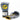 Angeles (New) premium Lace Up boxing Gloves - graphite / yellow / black