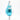 Angeles Double-End punching bag - metallic aqua / metallic silver / white