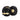 Everlast elite micro punch mitts - black / gold