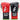 GLEZ Lace Up Training Gloves - mismatch - red / black / lime green