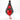 Angeles Double-End Bag - Black / Metallic Red