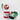 Angeles elite pro lace up training gloves - white / green / red