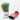 Angeles elite pro lace up training gloves - green / red / white