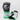 Angeles elite pro lace up training gloves - black / metallic green / metallic silver