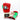 New Sporting 2/B Lace Up Training Gloves - red / taupe / metallic green