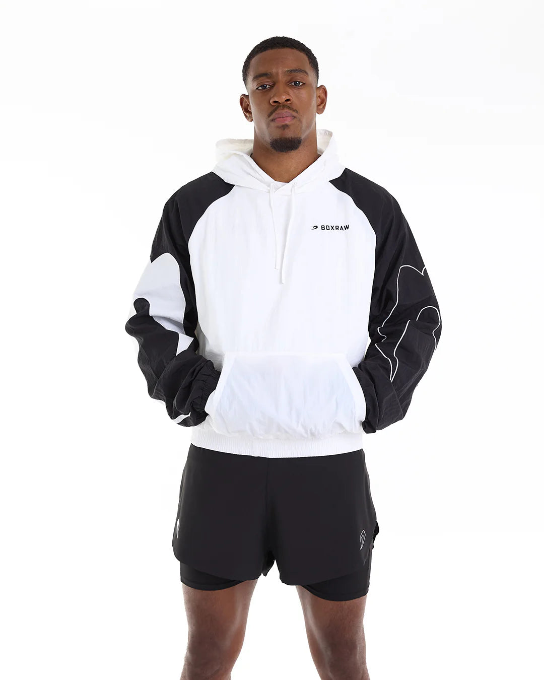 Boxraw Tunero Track Hoodie - White/Black – The Boxer Boutique Boxraw Tunero Track Hoodie - White/Black – The Boxer Boutique