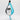 Angeles Double-End punching bag - white / metallic aqua / black