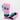 New Sporting 2/B Lace Up Training Gloves - light pink / baby blue / black