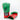 GLEZ Lace Up Training Gloves - Green / Red