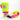 New Sporting HHF Lace Up Training Gloves - neon yellow / bright pink / metallic silver