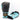 Di Nardo Worldwide Lace Up Training Gloves - Black / Powder Blue