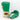 Angeles Lace Up Training Gloves - Green / Metallic Gold